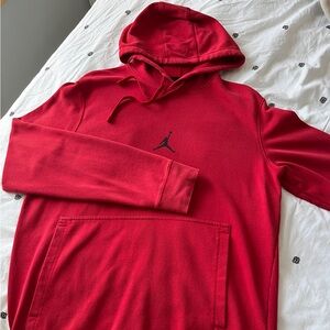 Jordan hoodie, Size Medium, Red